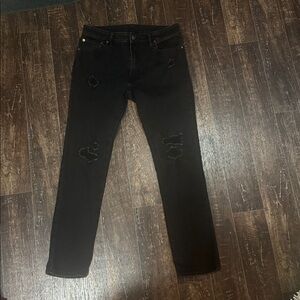 American Eagle Outfitters Air Flex+ Black Wash Jeans - 33/32